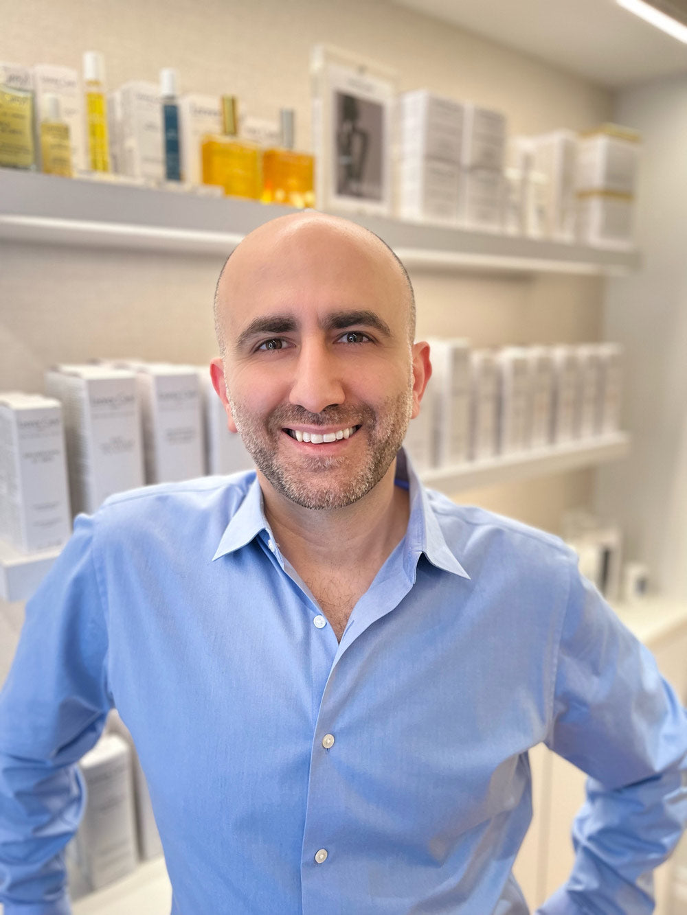 cédric uses leonor greyl hair products