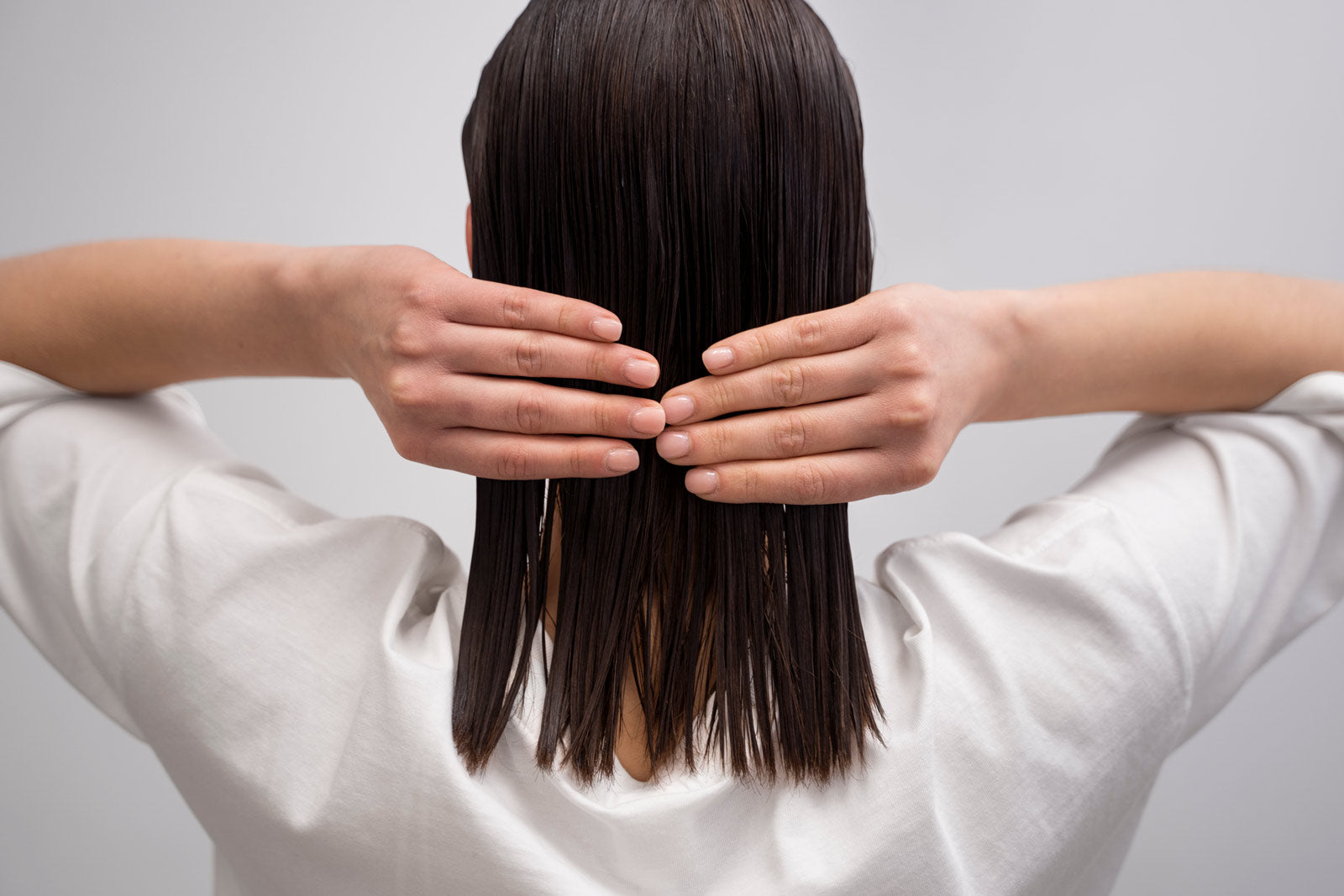 beautiful keratin treated hair