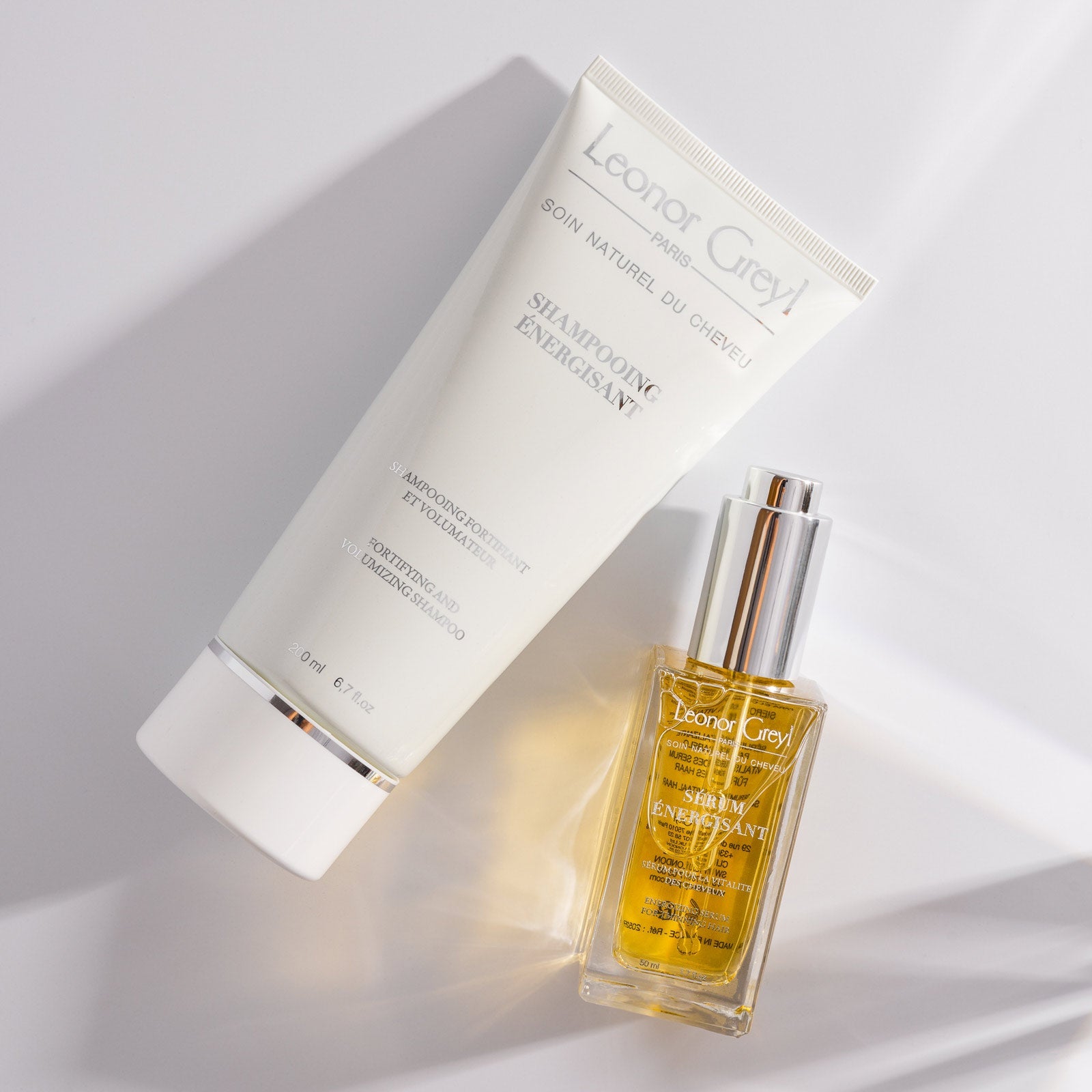 Leonor Greyl Hair Thinning Power Duo Serum Energisant and Shampooing Energisant