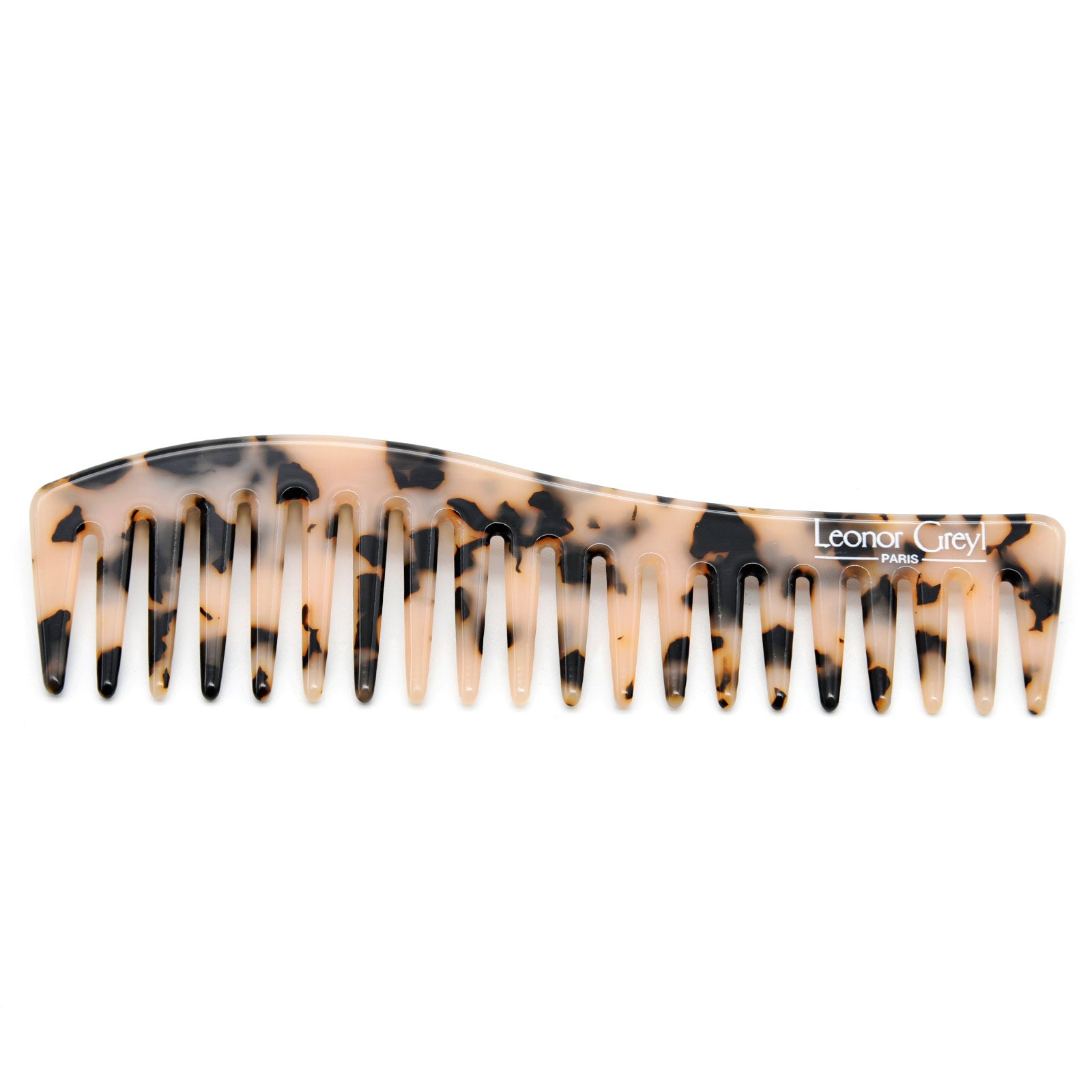 Leonor Greyl detangling comb in tortoise shell
