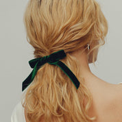 henningsen bardot bow in green